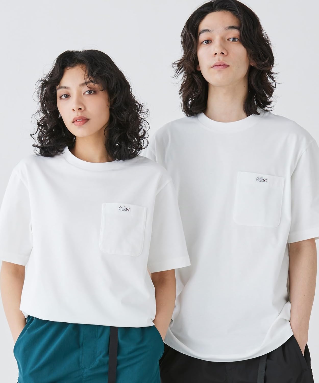Футболка LACOSTE Мужская футболка с коротким рукавом и изображением часов в контуре, белый — фото 2