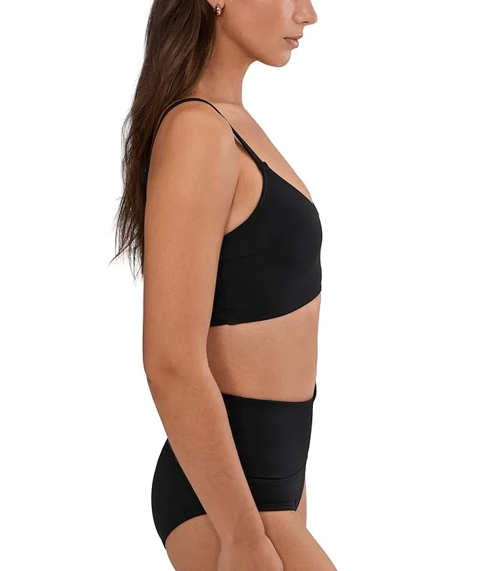 Купальник Nike Swim Effortless Essential V Neck Midkini, Black — фото 3