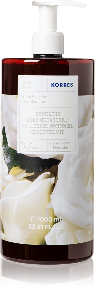 

Гель для душа с восхитительным цветочным ароматом «Белый цветок» Korres, 1000 мл