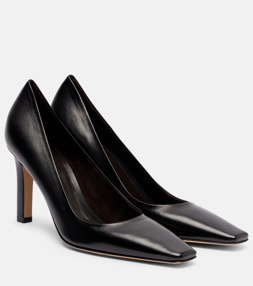 Туфли-лодочки Carla из кожи The Row, Black