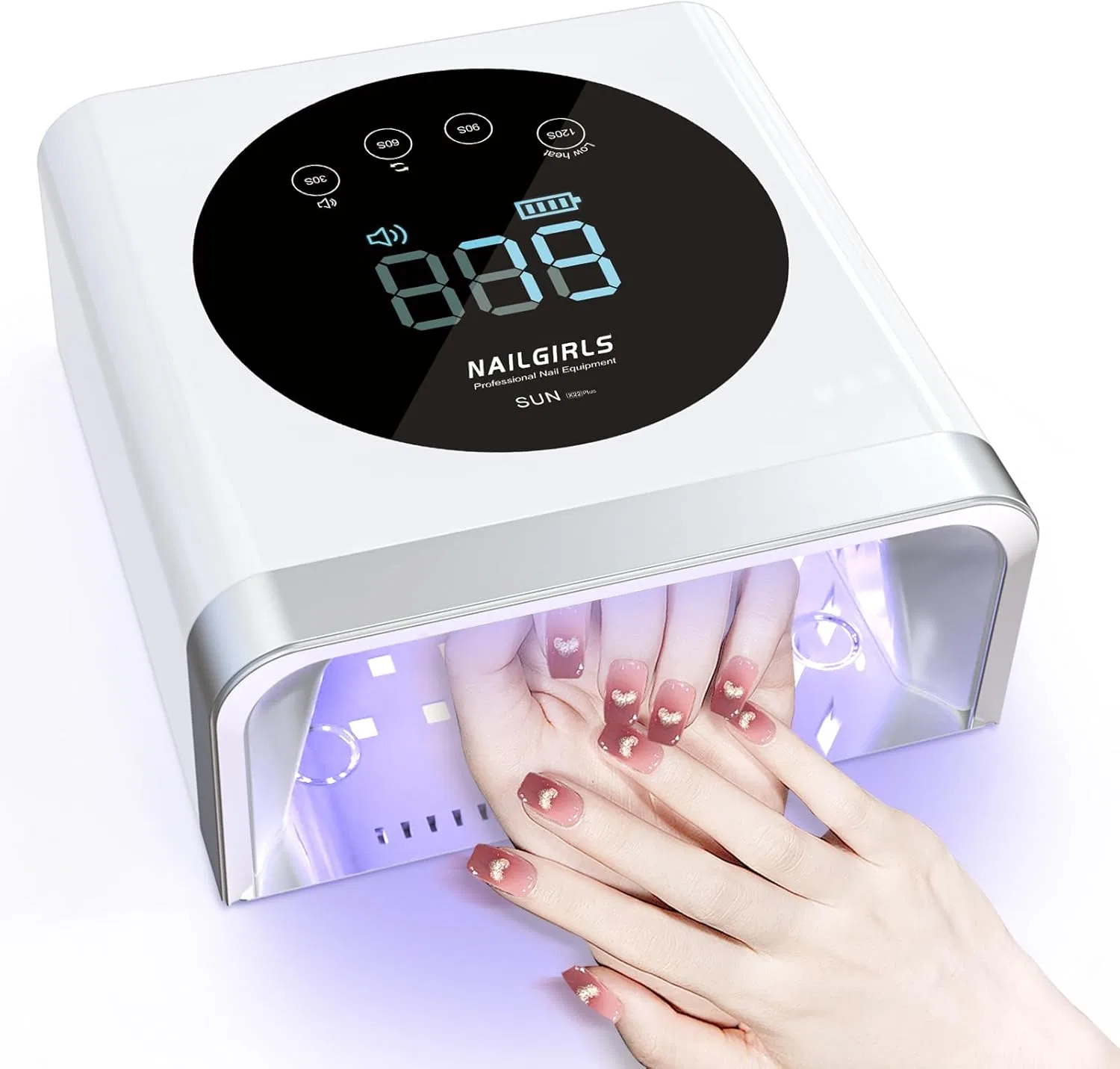 УФ-лампа Nailgirls для гель-лака, 150 Вт Nailgirls, 2-White