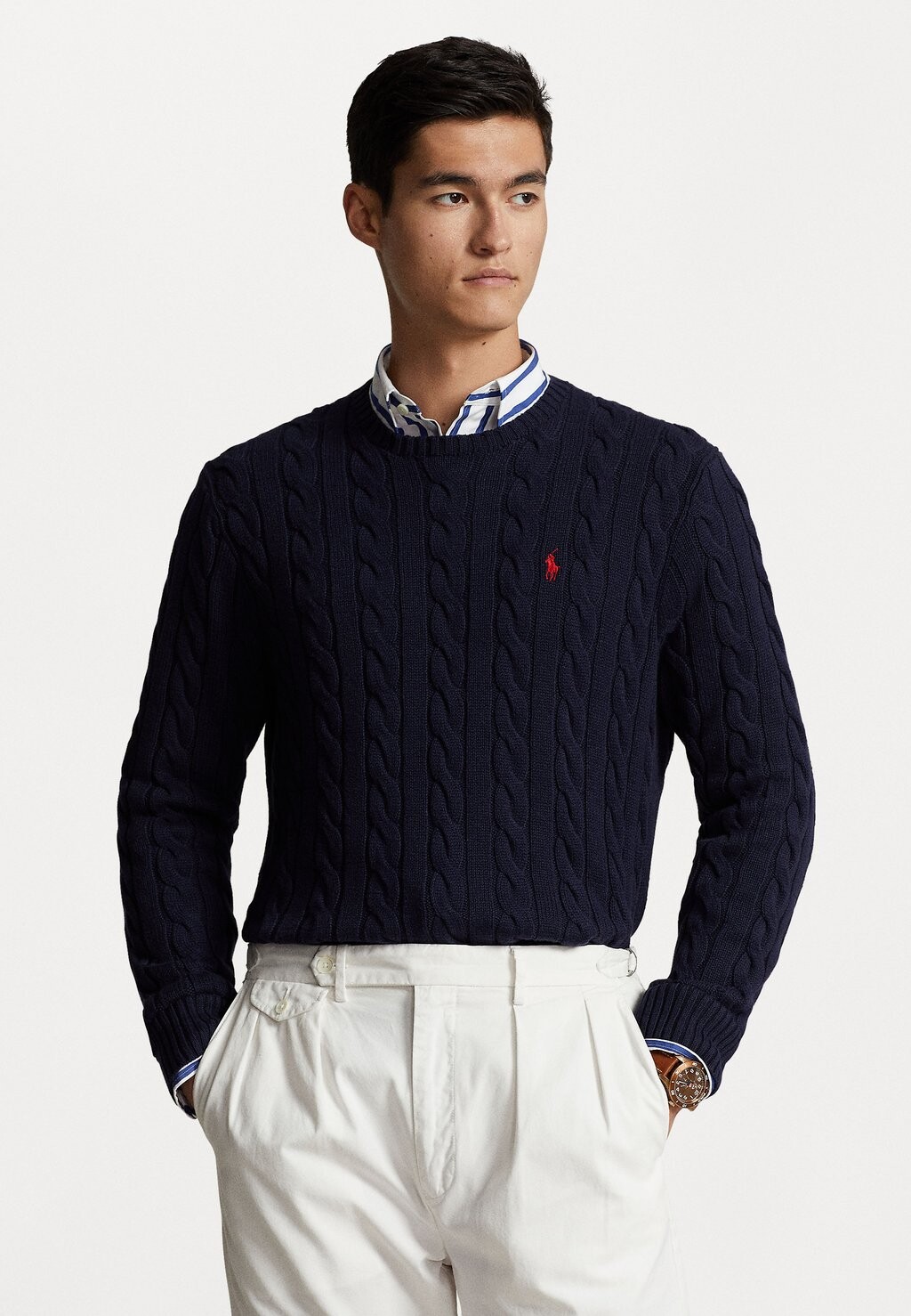 

Свитер DRIVER LONG SLEEVE Polo Ralph Lauren, темно-синий