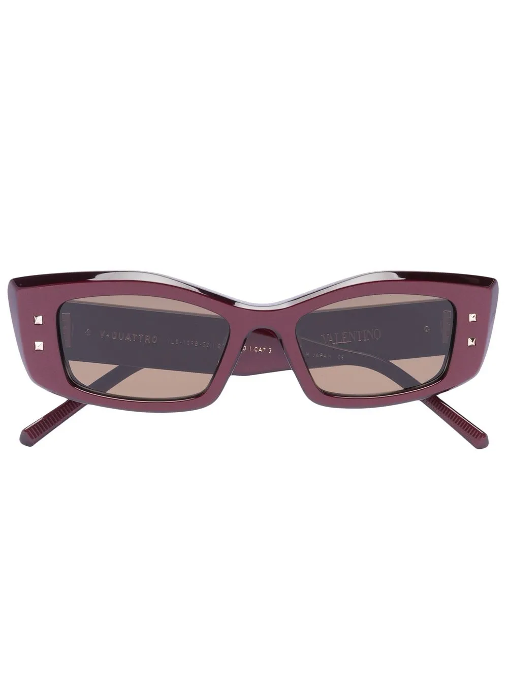 

Солнцезащитные очки в прямоугольной оправе VALENTINO GARAVANI EYEWEAR, красный