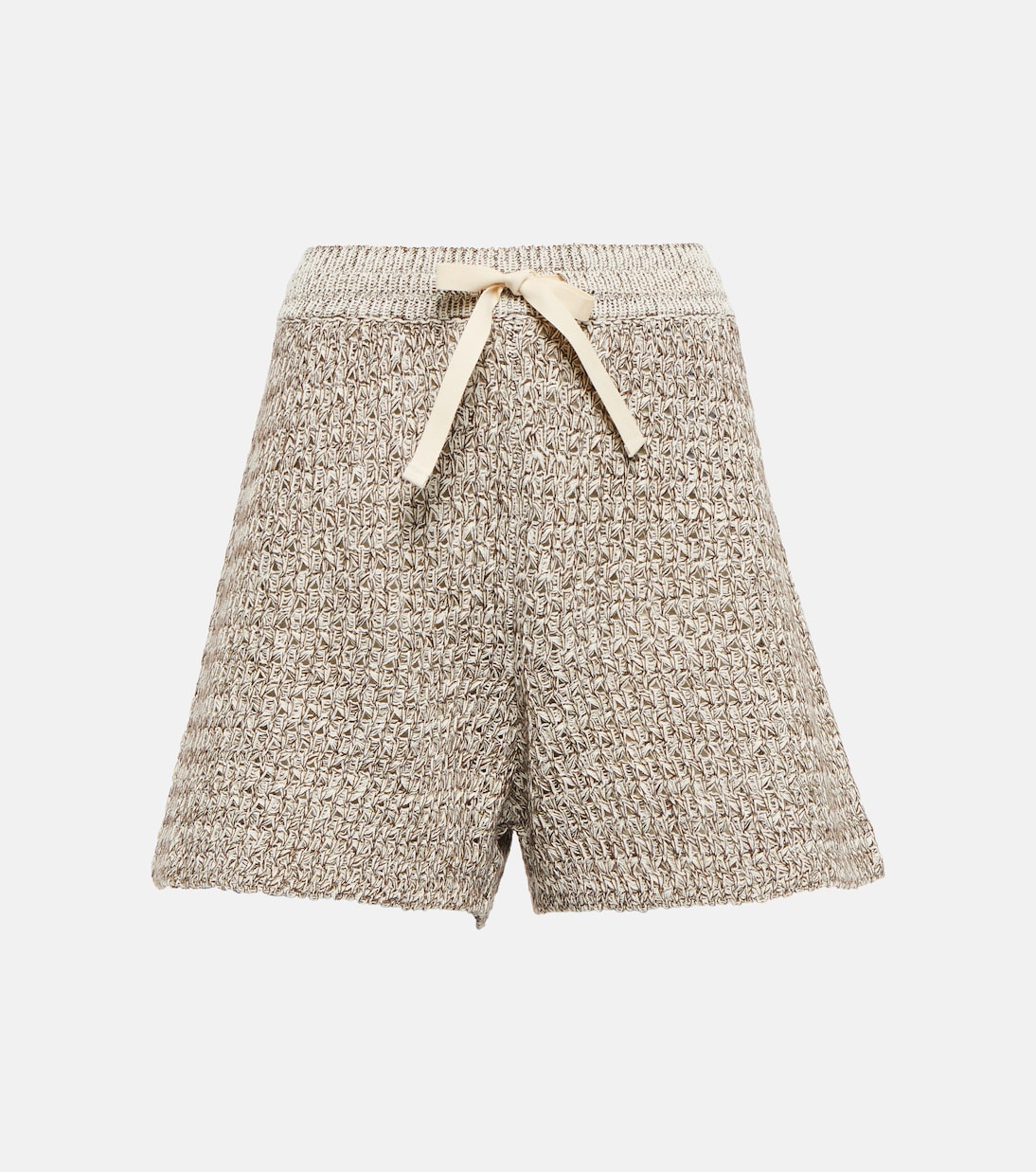 

Шорты из смесовой хлопковой ткани ажурной вязки Jil Sander, Open Miscellaneous