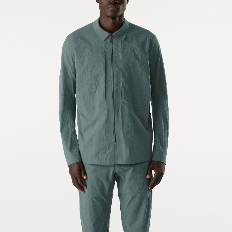 Куртка Veilance Collection Men's Arcteryx, цвет мохово-серый зеленый/блафф — фото 2