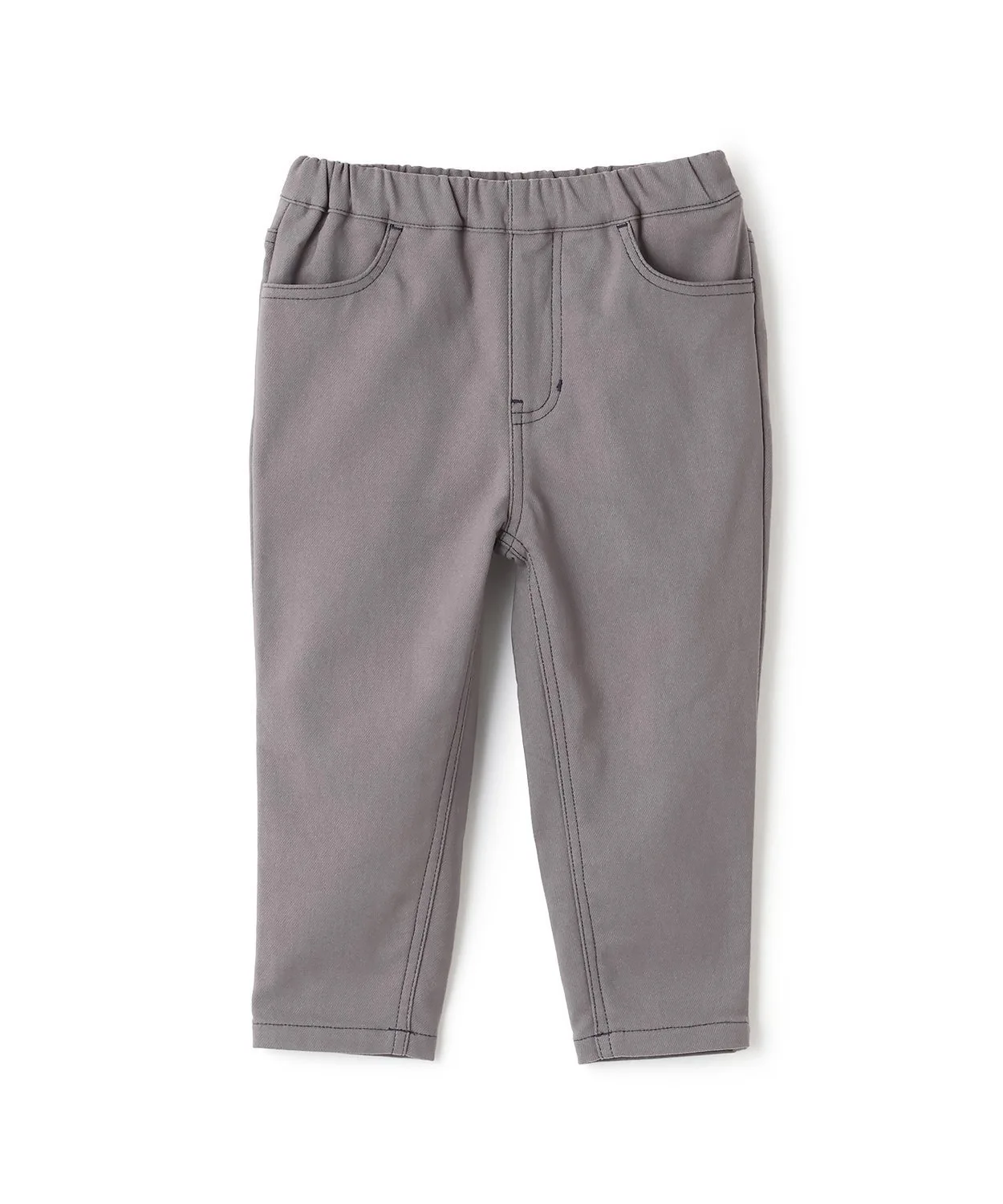 Брюки на флисовой подкладке из эластичного материала Petit main, Gray