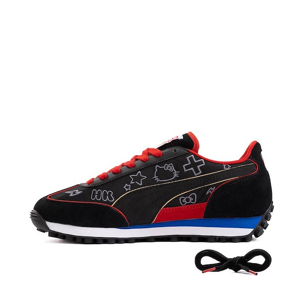 Кроссовки Womens PUMA x Hello Kitty Easy Rider Athletic Shoe, цвет Black/For All Time Red/Mountain Blue