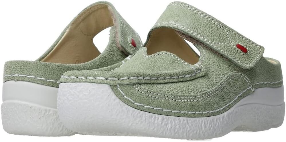 

Сабо Wolky Roll Slipper, цвет Light Green Caviar