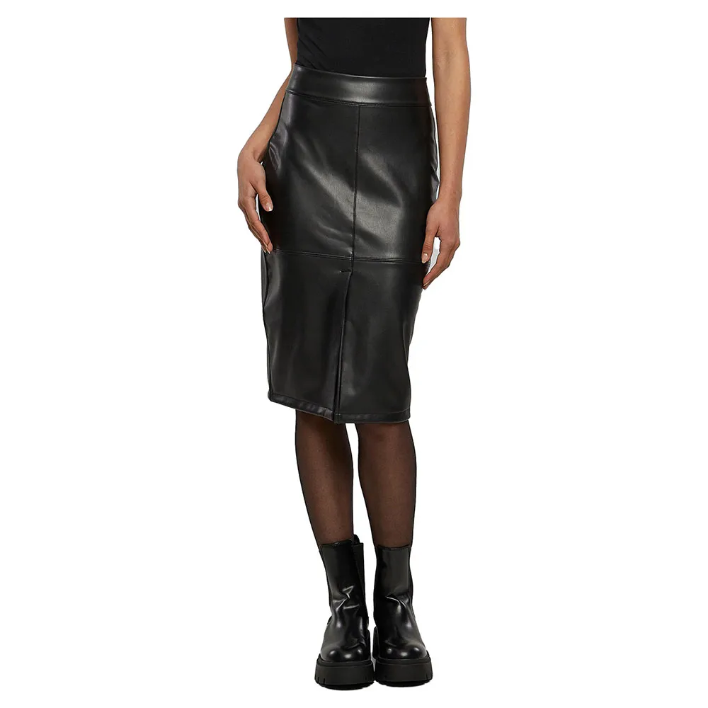 

Юбка Urban Classics Synthetic Leather Pencil skirt, черный