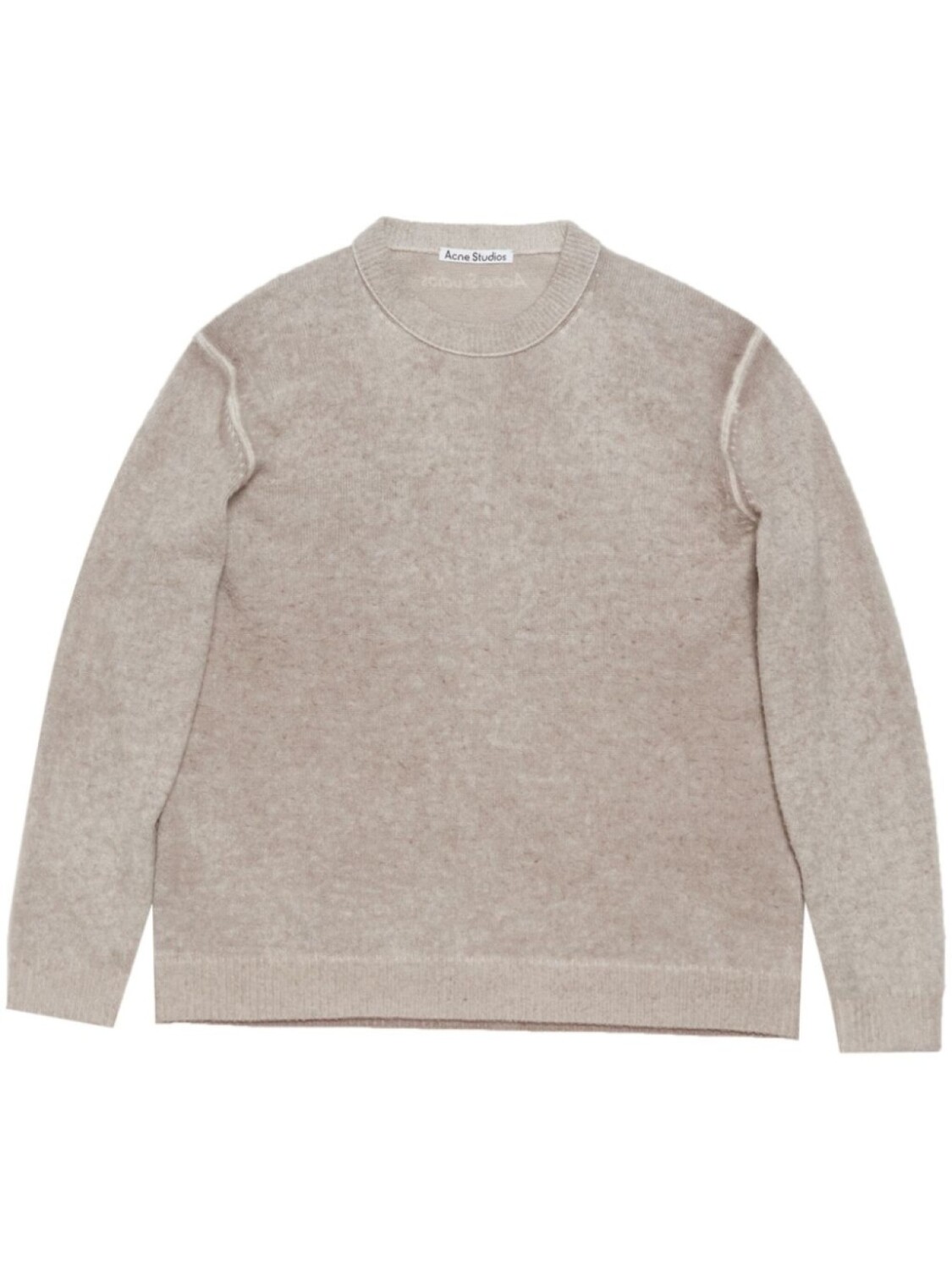 

Acne Studios джемпер с круглым вырезом и принтом, нейтральный цвет