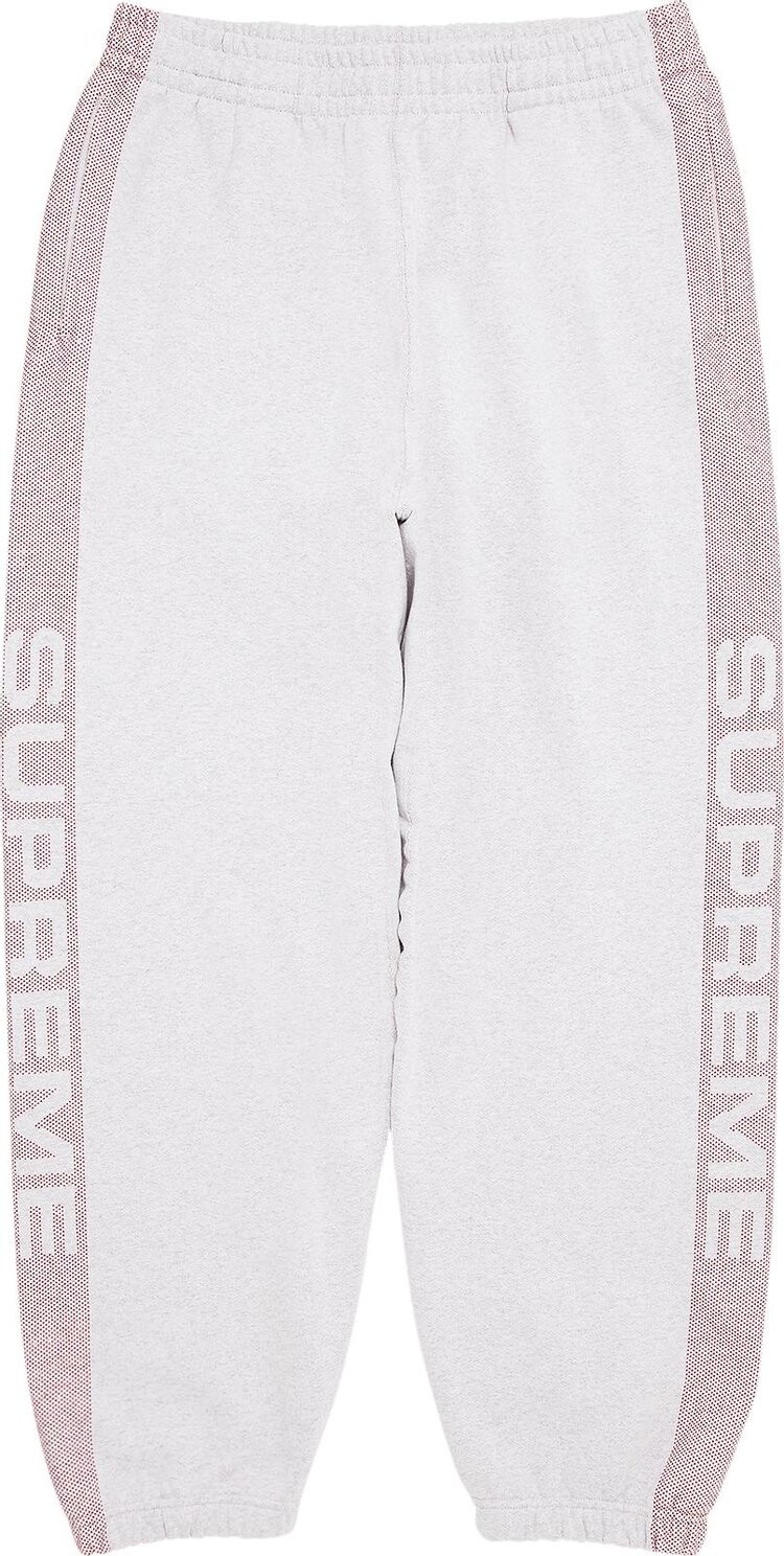 

Спортивные брюки Supreme Jacquard Stripe 'Ash Grey', серый