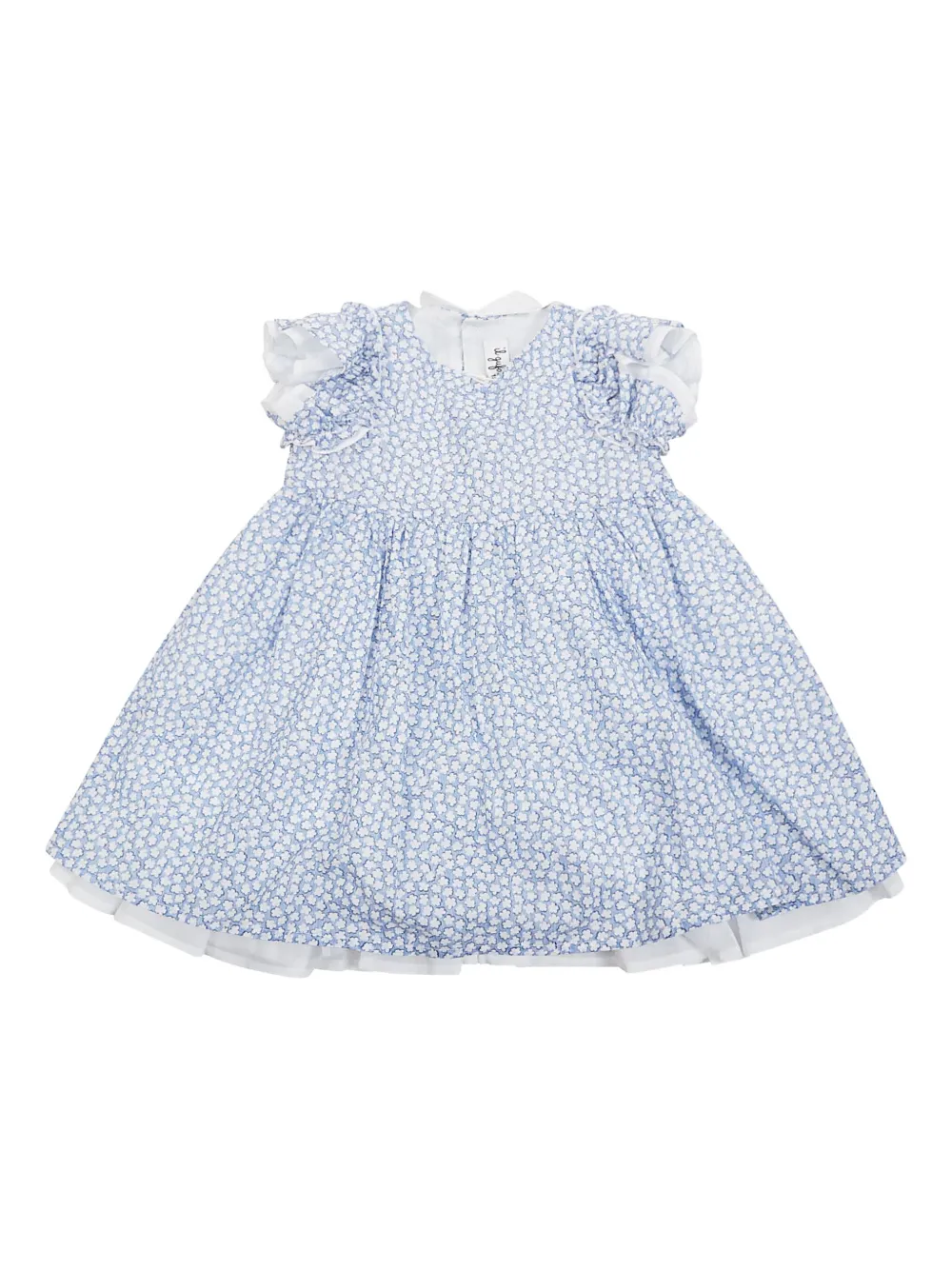 

Платье с цветочным принтом Il Gufo, синий