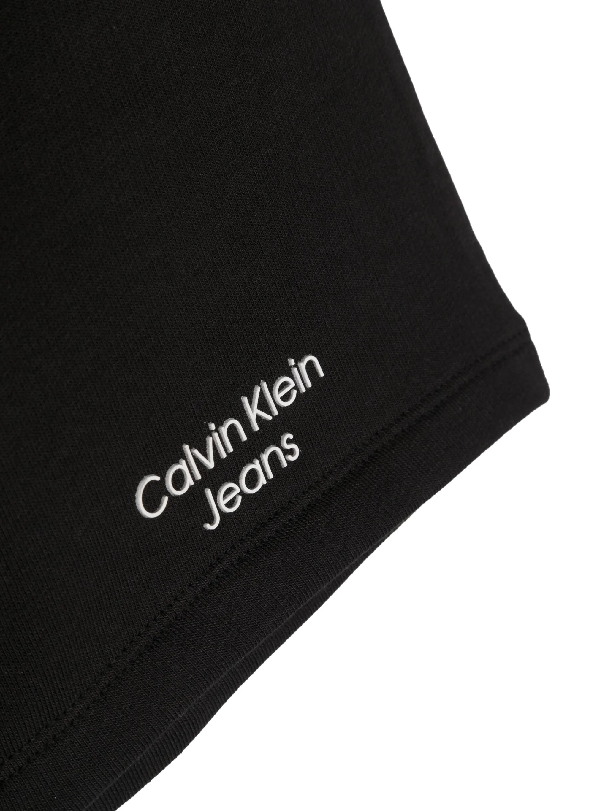 Шорты с кулиской и логотипом Calvin Klein Kids, черный — фото 3