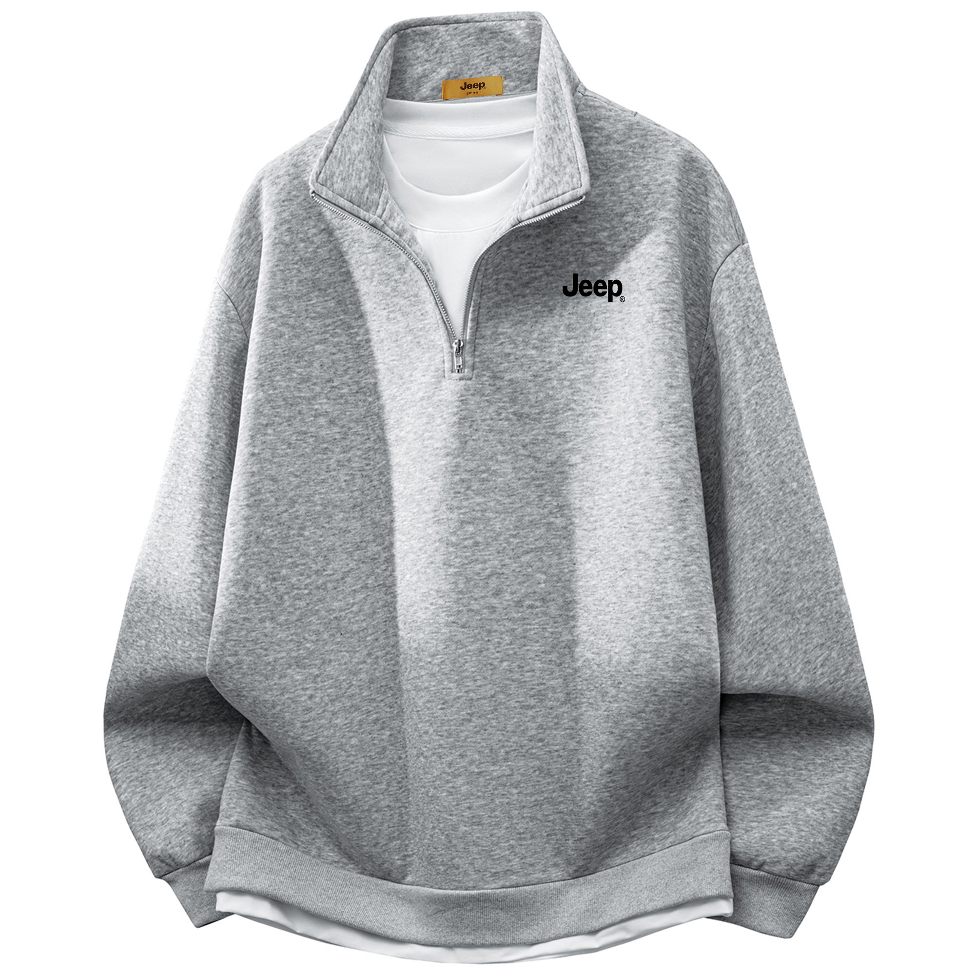 

Свитшот Unisex Stand Collar Moderate Jeep, mist серый