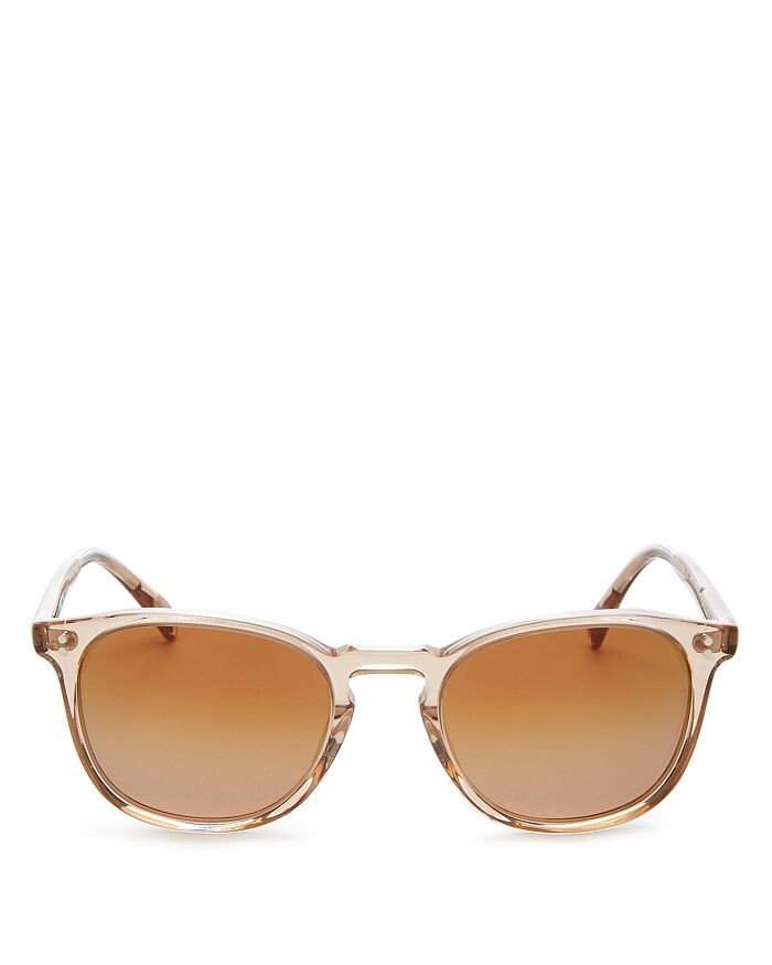 

Солнцезащитные очки Oliver Peoples Finley Square, 51 мм, желтый