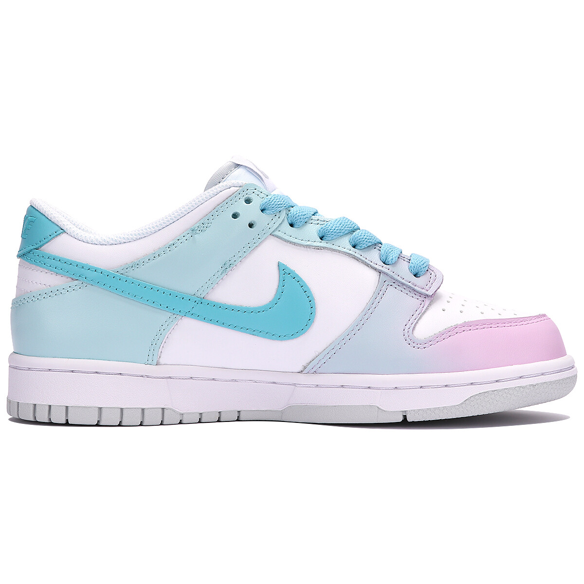 

Кроссовки Nike Dunk Skateboarding Shoes Women's Low-top Pink/Blue, розовый