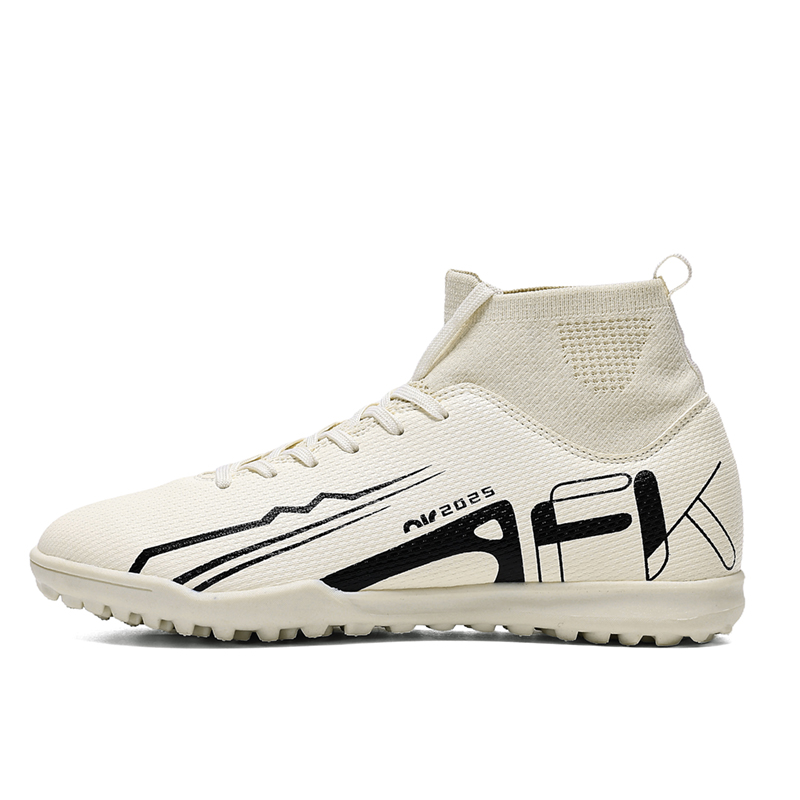 

Футбольные бутсы детские с нескользящей подошвой и высоким верхом для подростков Kung Fu partners, бежевый