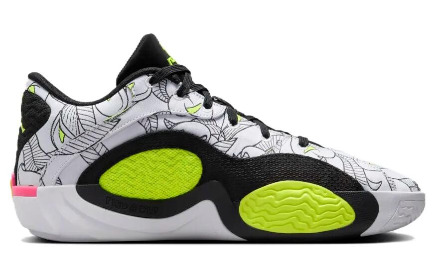 Кроссовки Air Jordan Tatum 2 PF 'Momma's Boy', белый/зелный — фото 2