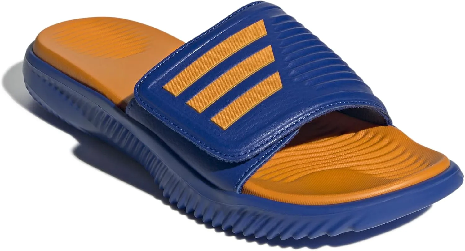 Шлепанцы Adidas unisex-adult Alpharesponse 2.0, синий/оранжевый — фото 3