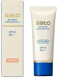 BB-крем Moisture Rich Natural, Satou, 40 г, натуральный Sato Pharmaceutical