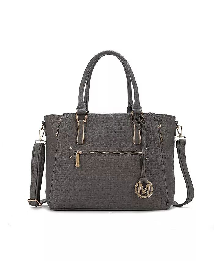 

Сумка-сэтчел Cairo M Signature от Mia K Mkf Collection, серый