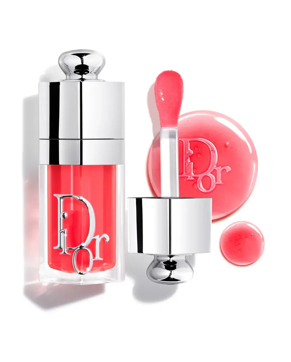 Addict Lip Glow Oil Увлажняющее масло для губ на 24 часа - 3 ультраблестящих финиша Dior, 015 Cherry — фото 2