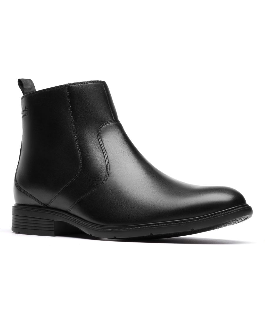 

Мужские ботинки Steadwell на молнии из коллекции "Мужские" Clarks, Black leather