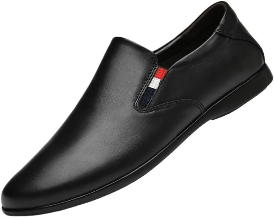 Лоферы кожаные дышащие, Black UOPYNE