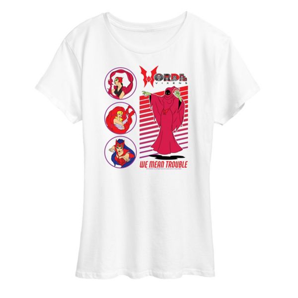 

Женская футболка с принтом She-Ra Horde Vixens Licensed Character, белый