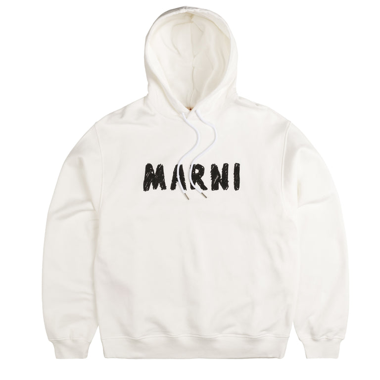 

Рубашка crayon logo print sweatshirt Marni, белый
