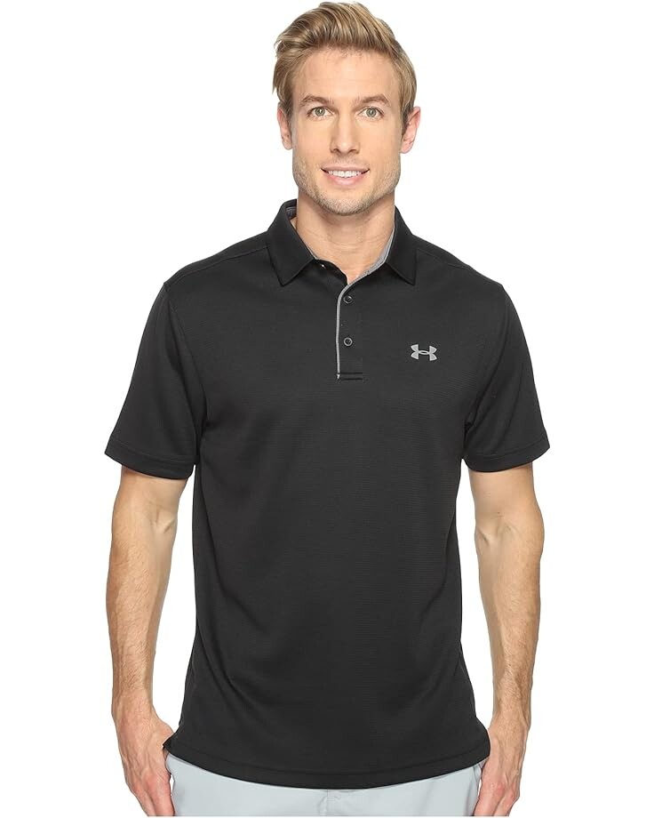 

Поло Under Armour Golf Tech, цвет Black/Graphite/Graphite