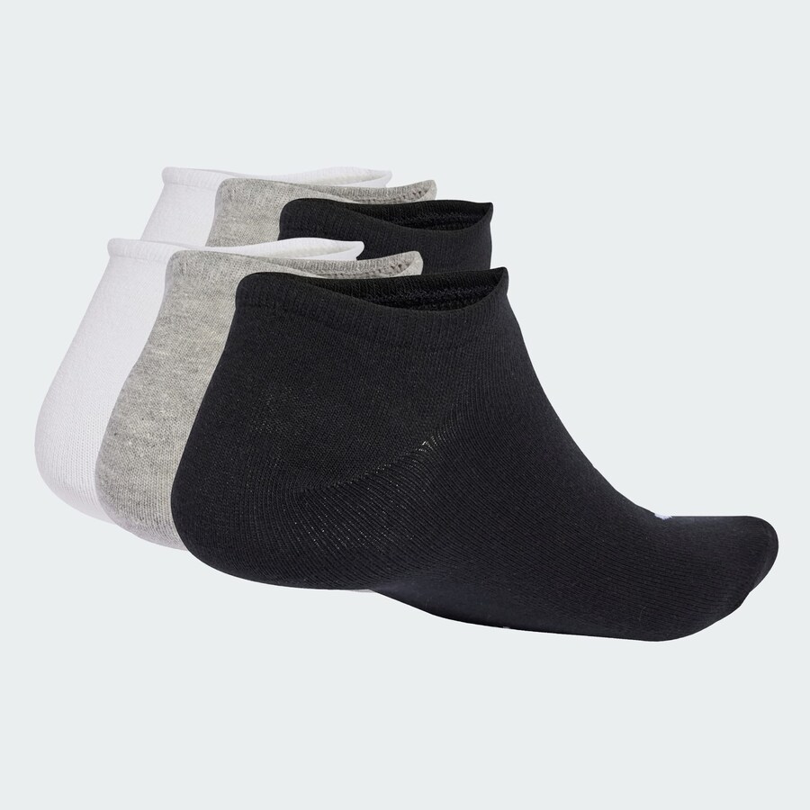Носки ADIDAS ORIGINALS Liner 6 Pairs, mottled grey/Black/White — фото 2