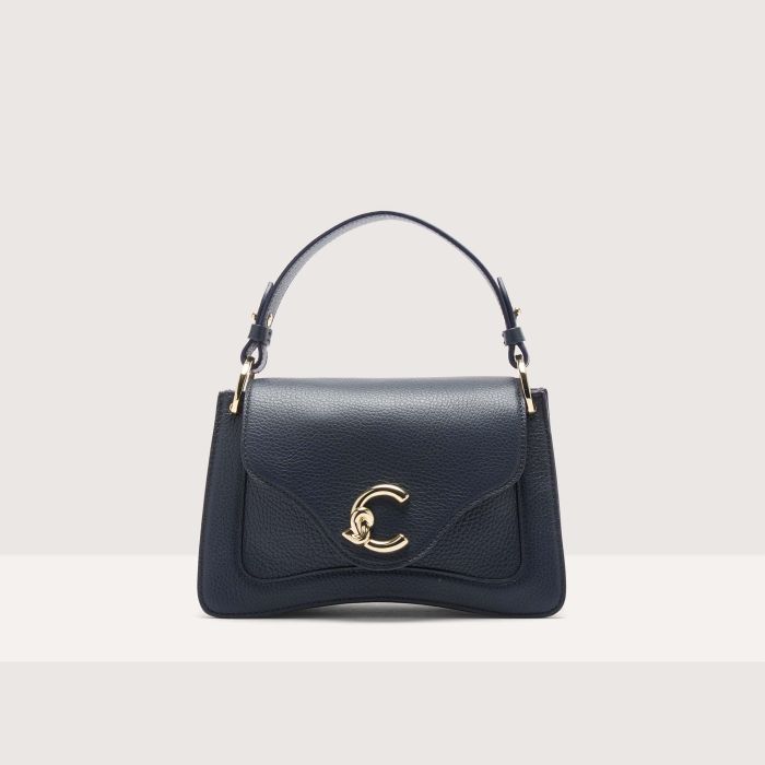 

Сумка top-handle Coccinelle C-me small, цвет Midnight Blue, Синий, Сумка top-handle Coccinelle C-me small, цвет Midnight Blue