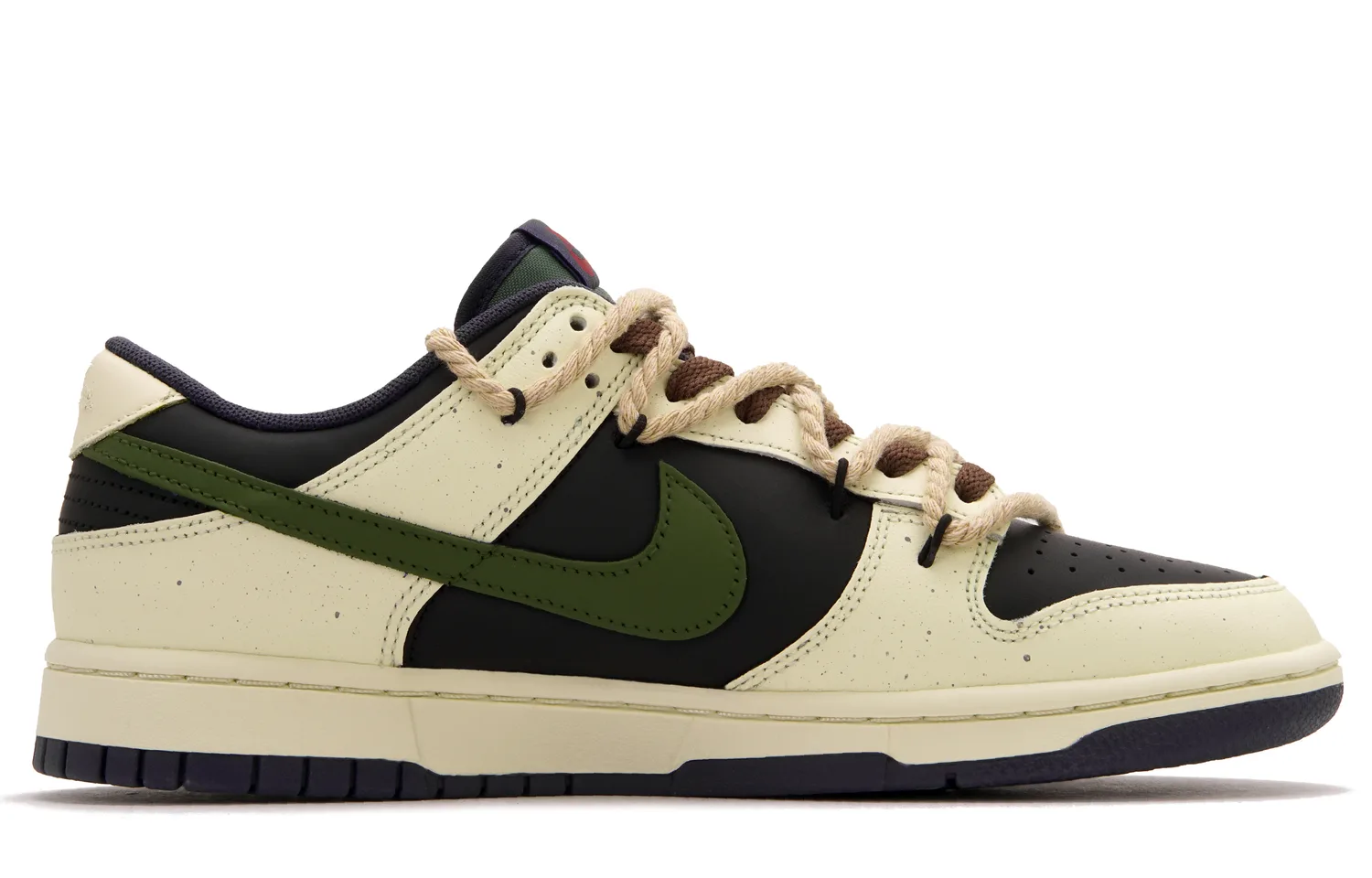Nike Кроссовки Dunk Panda Sequel Low Top Skateboard мужские черные бежевые желтые зеленые — фото 4