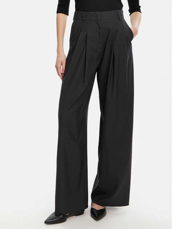 

Брюки-палаццо wide leg Ulzio 2523136095 Marella, серый