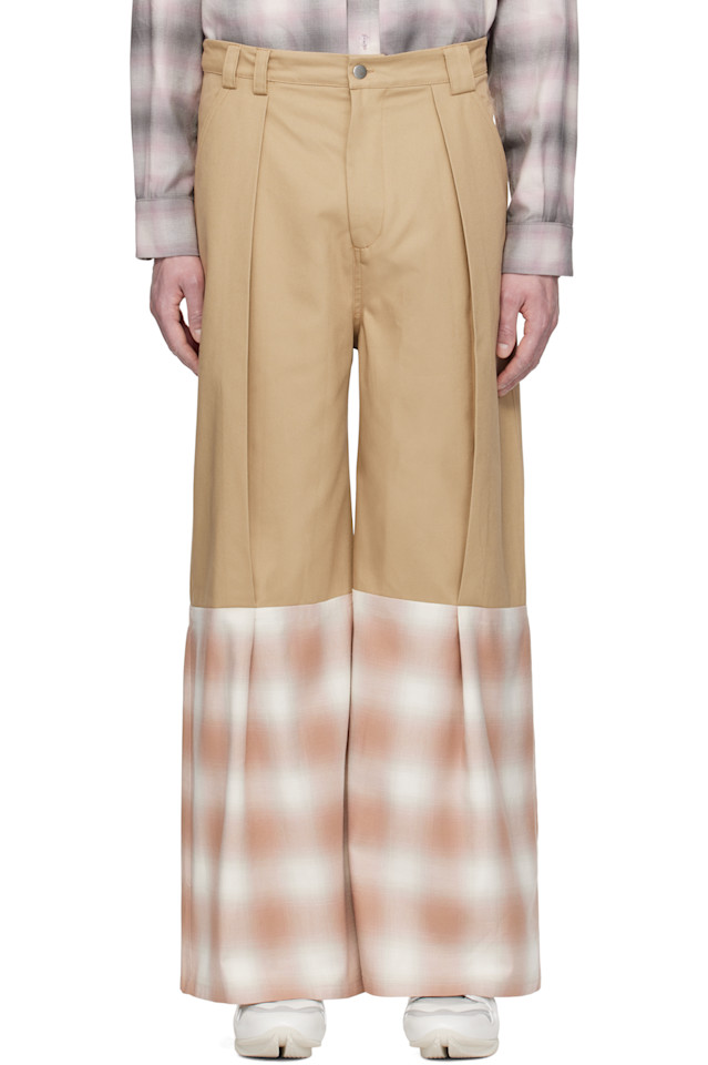 

Кедровые брюки Collina Strada, цвет sand and peach plaid