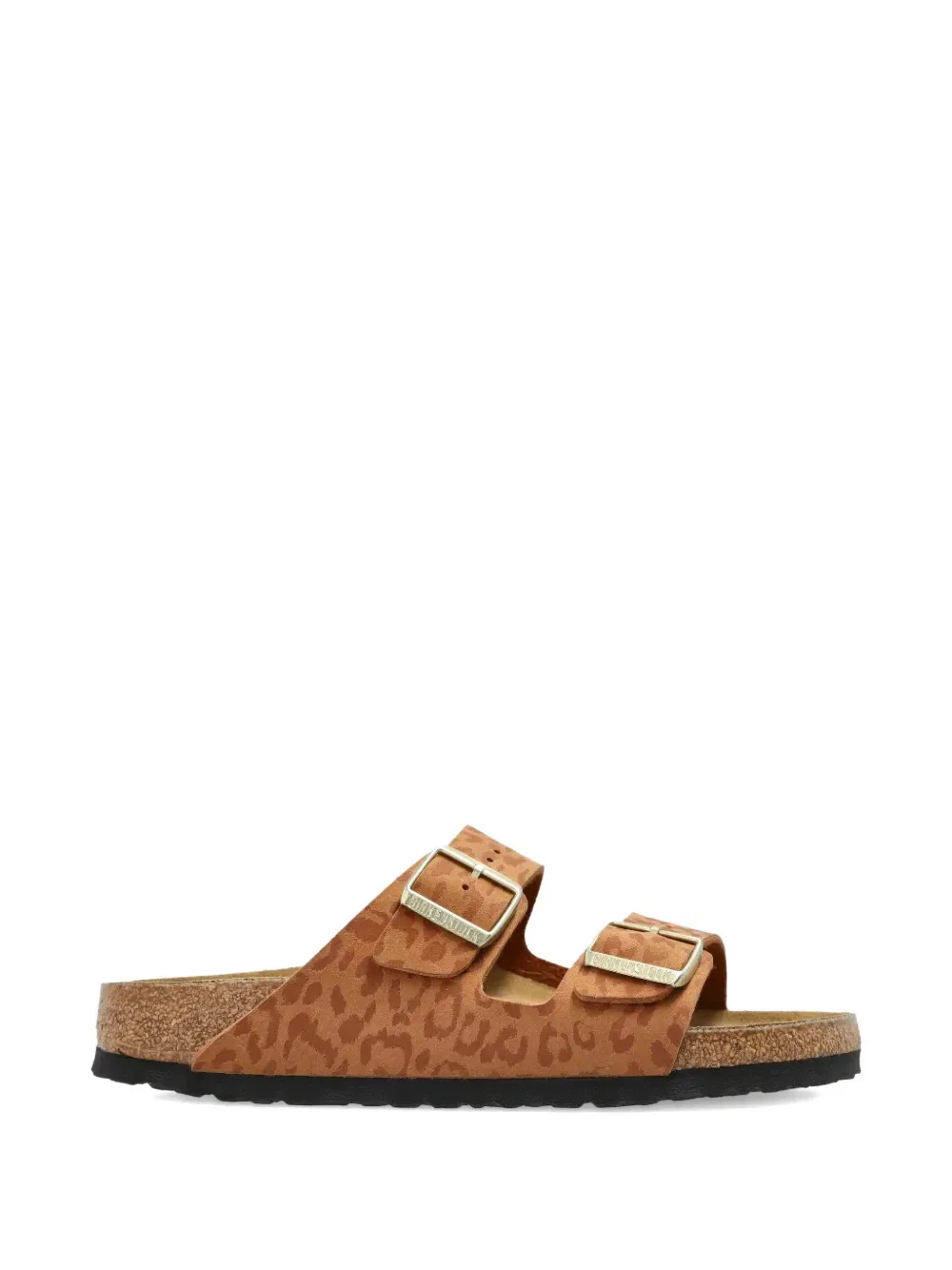 Сандалии Arizona с леопардовым принтом Birkenstock, оранжевый