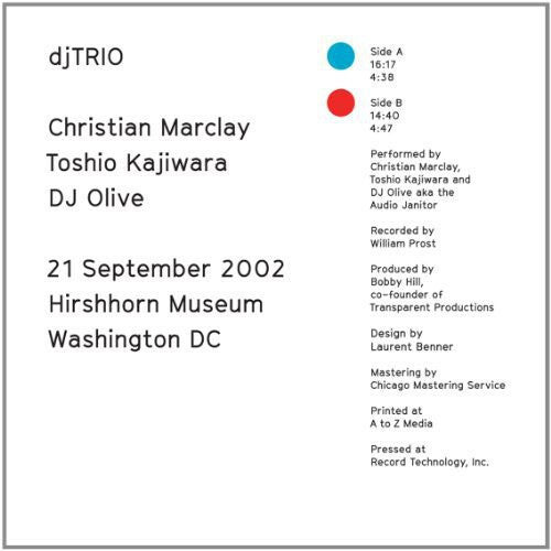 

Виниловая пластинка Marclay, Christian / Kajiwara, Toshio / DJ Olive: 21 September 2002