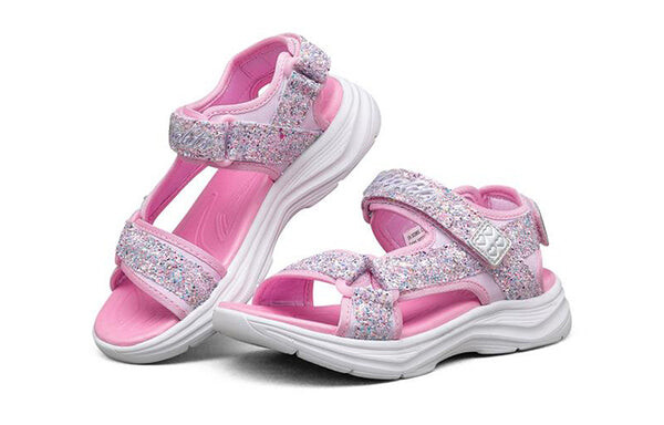 Кроссовки glimmer kicks 'pink silver' Skechers, розовый — фото 3
