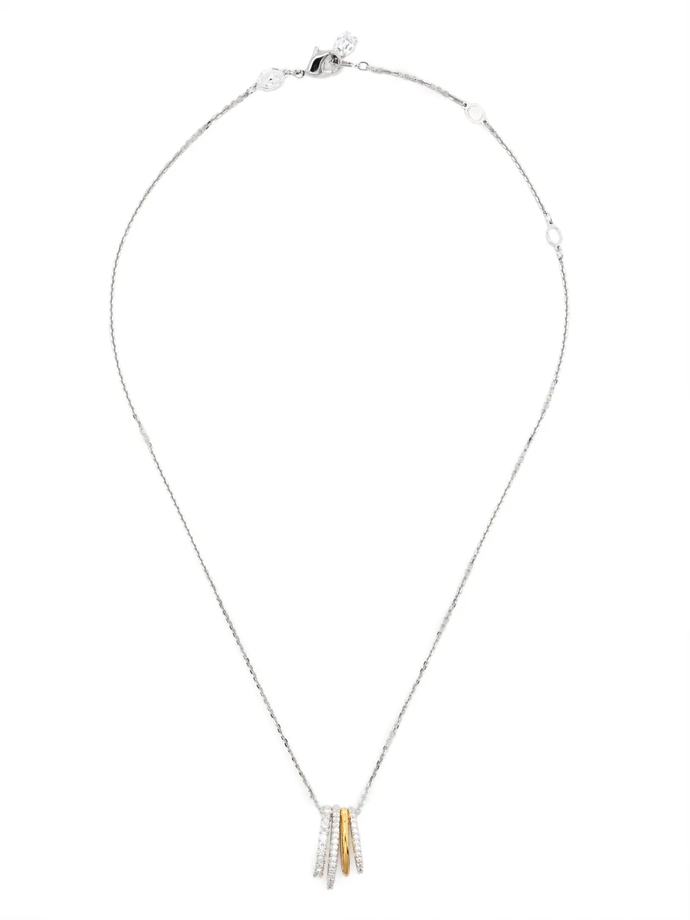 

Колье с подвеской Hyperbola Swarovski, серебряный