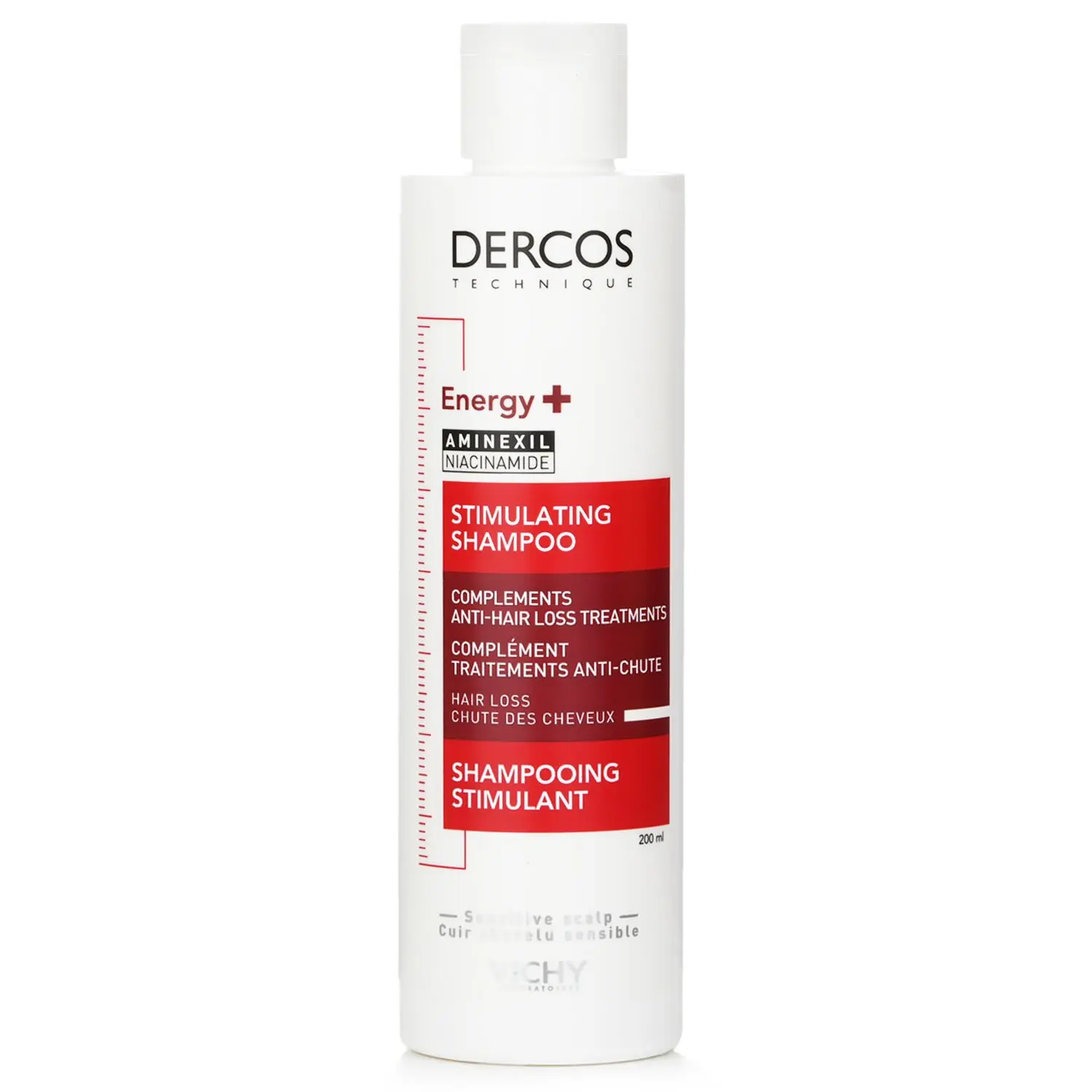 Шампунь dekesi plumping red logo восстанавливающий питательный очищающий 200мл*2 Vichy, 200ml*3 — фото 4
