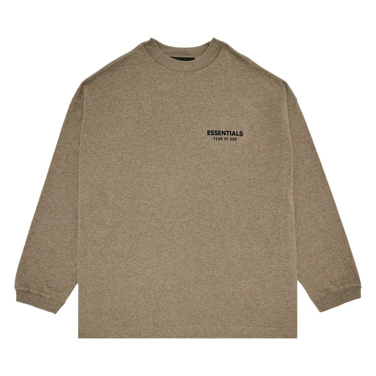

Рубашка Fear of God Essentials Jersey Long-Sleeve Shirt, Heather Grey