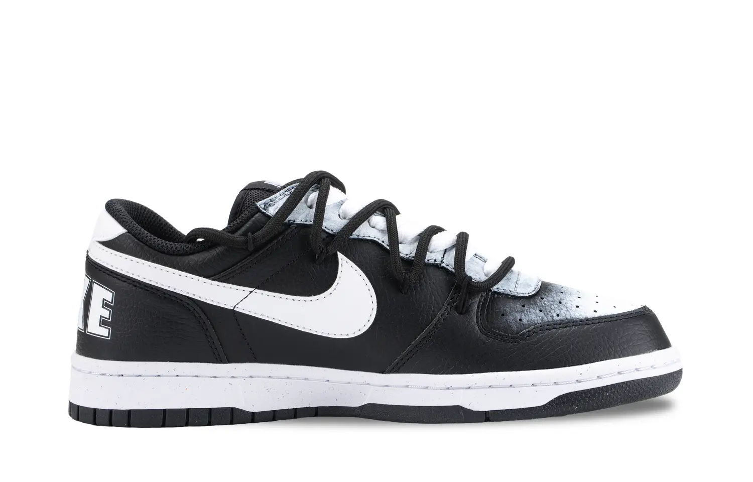 Nike Мужские скейтерские кроссовки Big Ink Edge низкие черно-белые, устойчивые к истиранию, дышащие — фото 4