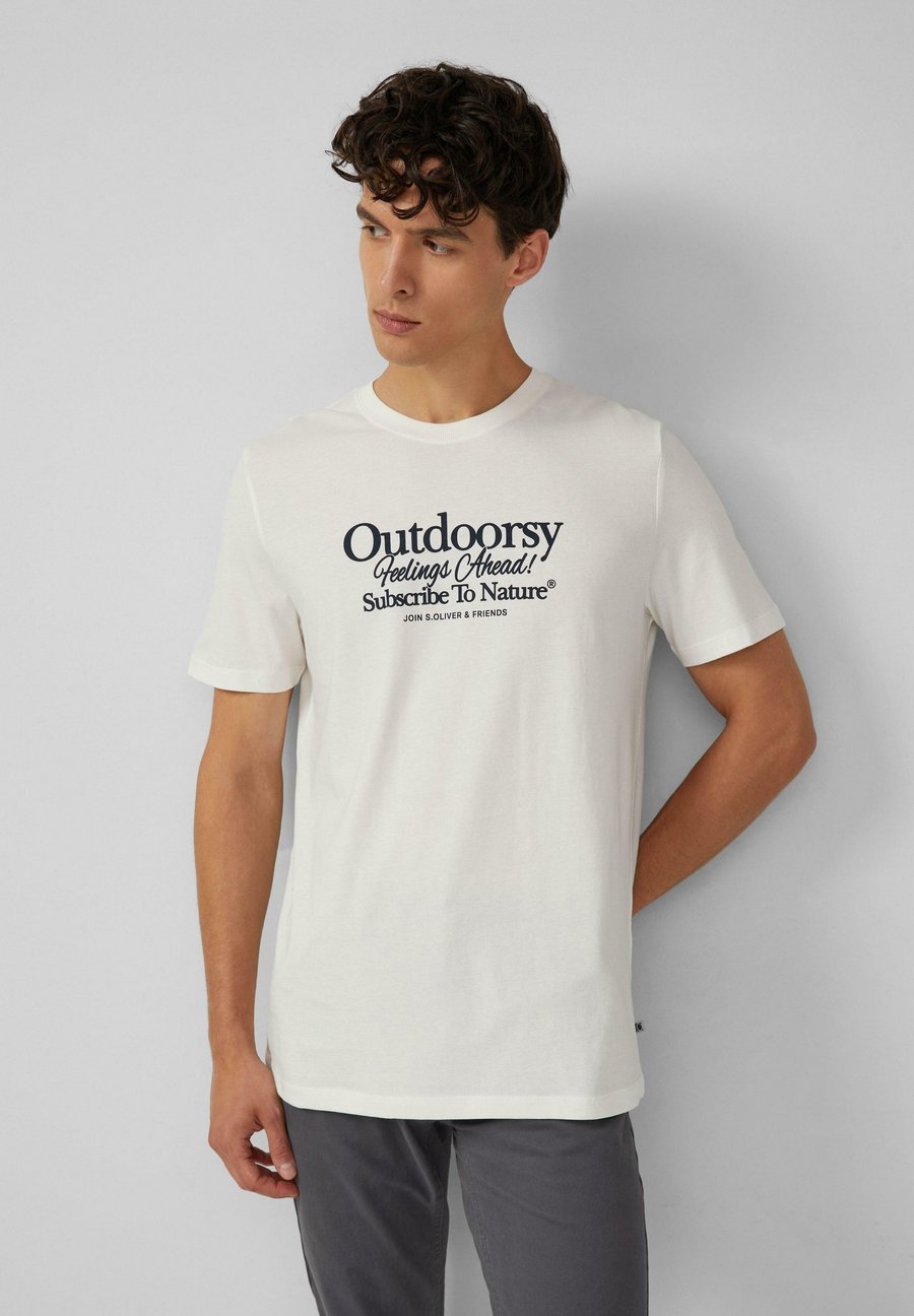 

Футболка s.Oliver Print T-shirt, Weiß/White, Белый, Футболка s.Oliver Print T-shirt, Weiß/White