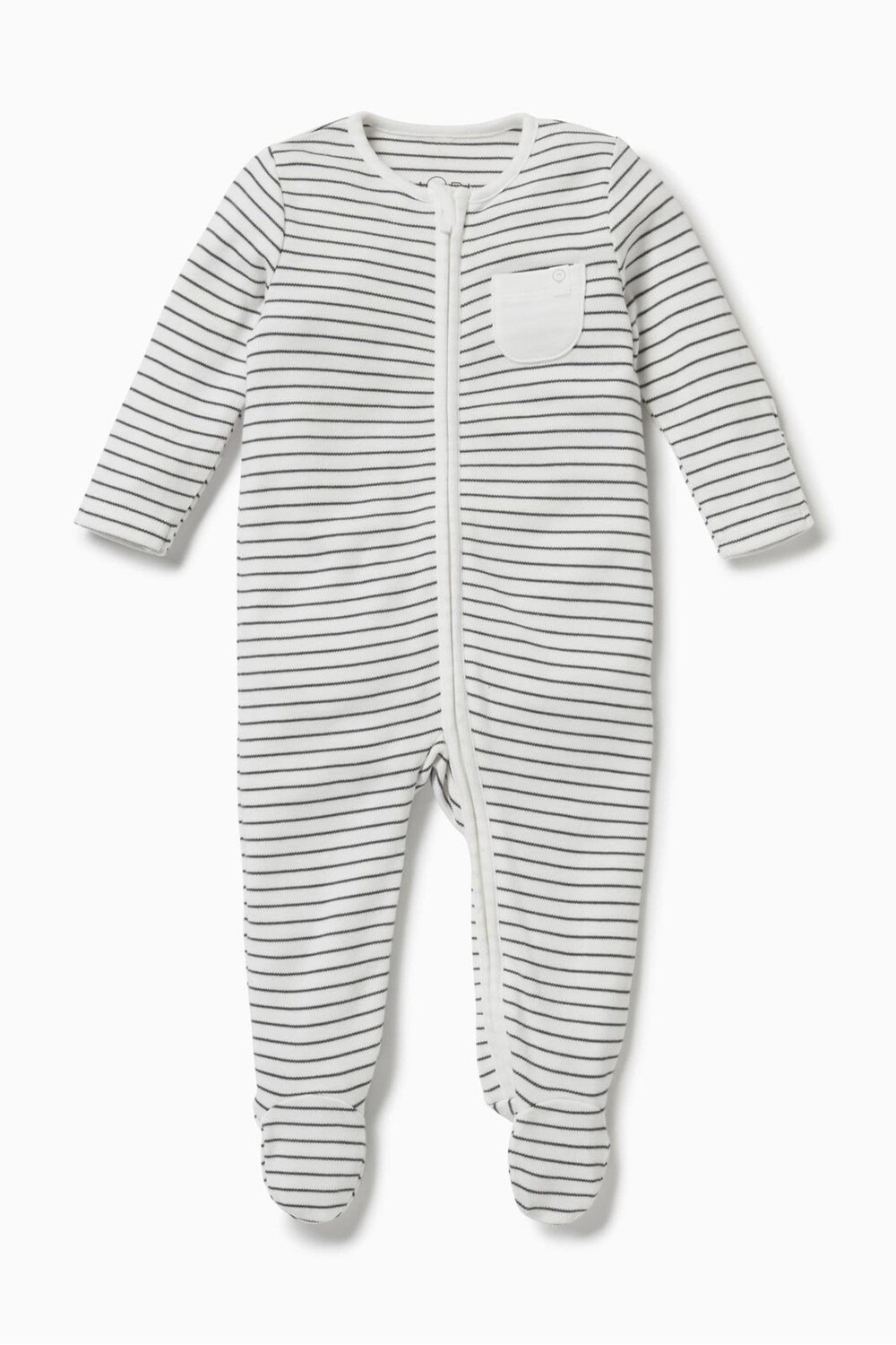 Спальный мешок Clever Zip Up из органического хлопка Mori, серый — фото 2
