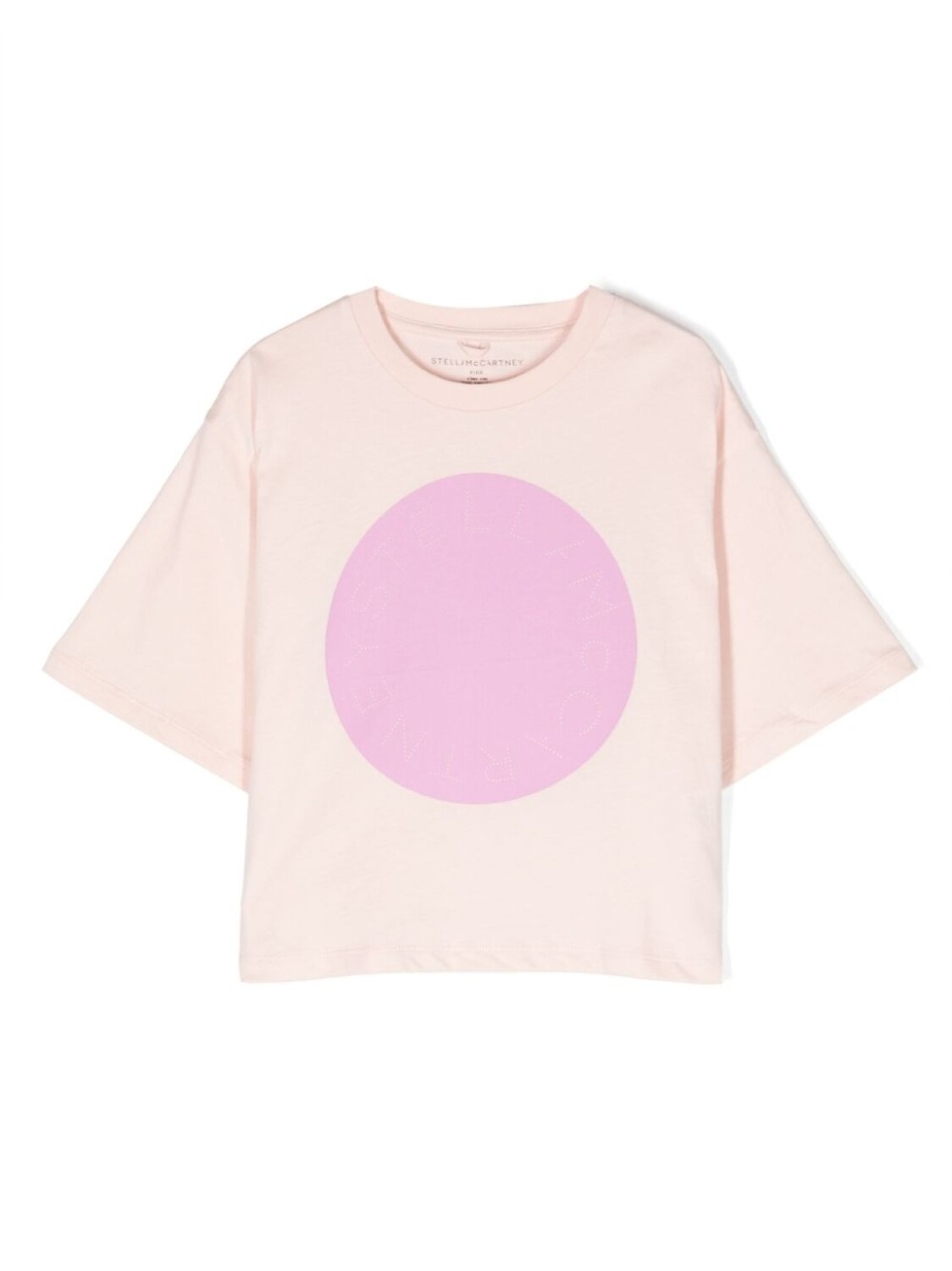 

Футболка с графичным принтом Stella McCartney Kids, розовый