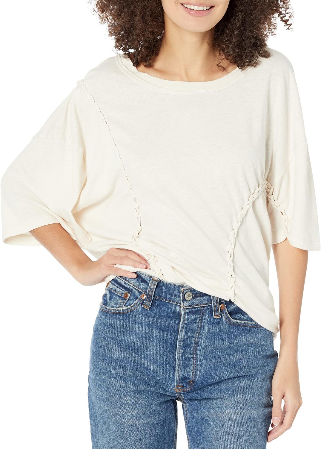 

Лунное миди Free People, цвет Almond Milk