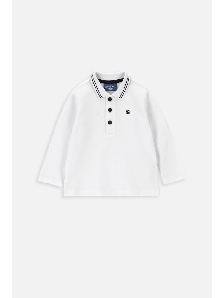 

Белая футболка с длинными рукавами Coccodrillo