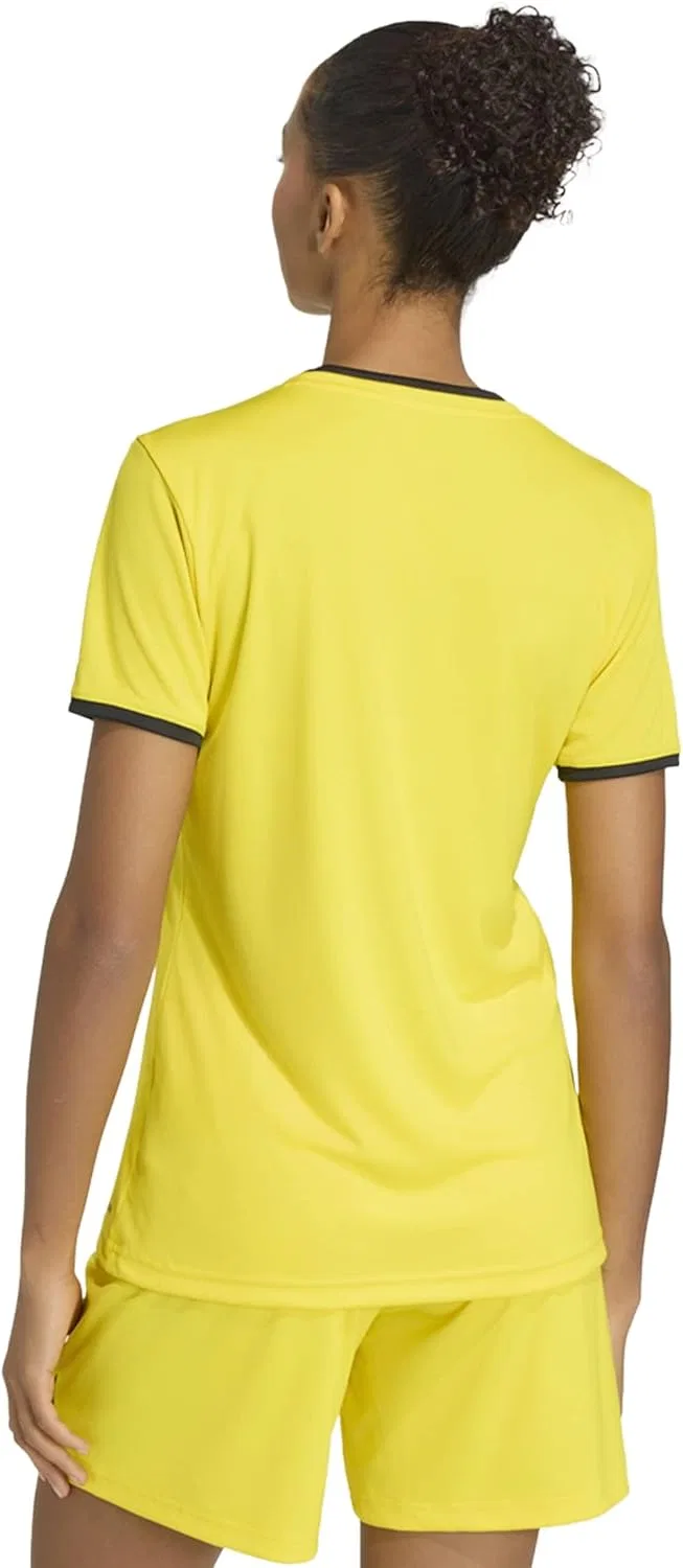 Футболка женская adidas, Team Yellow/Black — фото 3