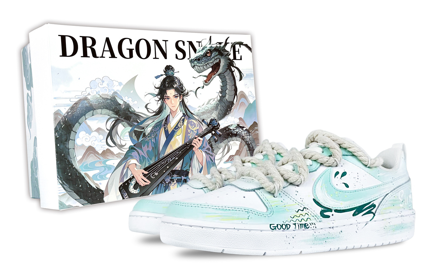 

Детские скейтерские кеды Court Borough Nike, Turquoise